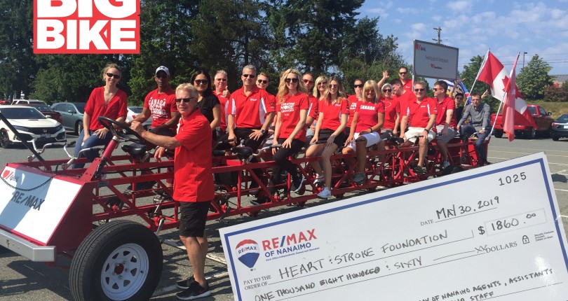 RE/MAX of Nanaimo Rides for Heart & Stroke Research